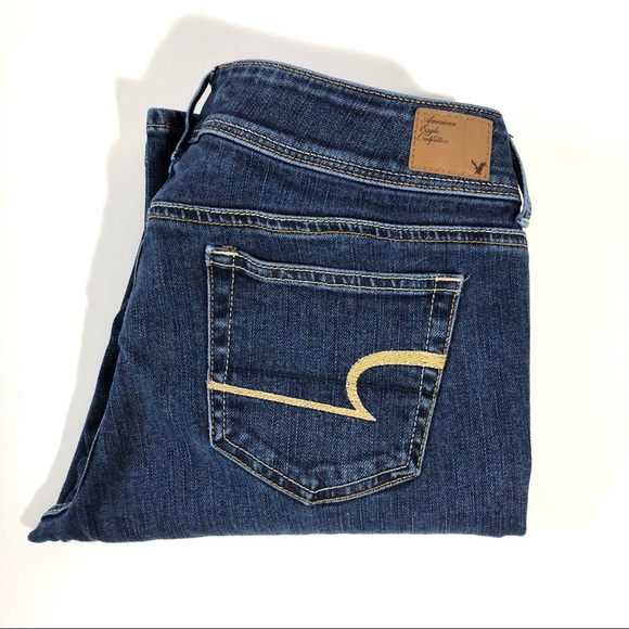 American Eagle Outfitters Denim - AEO Low Rise Stretch Slim Boot Jeans size 10 Long